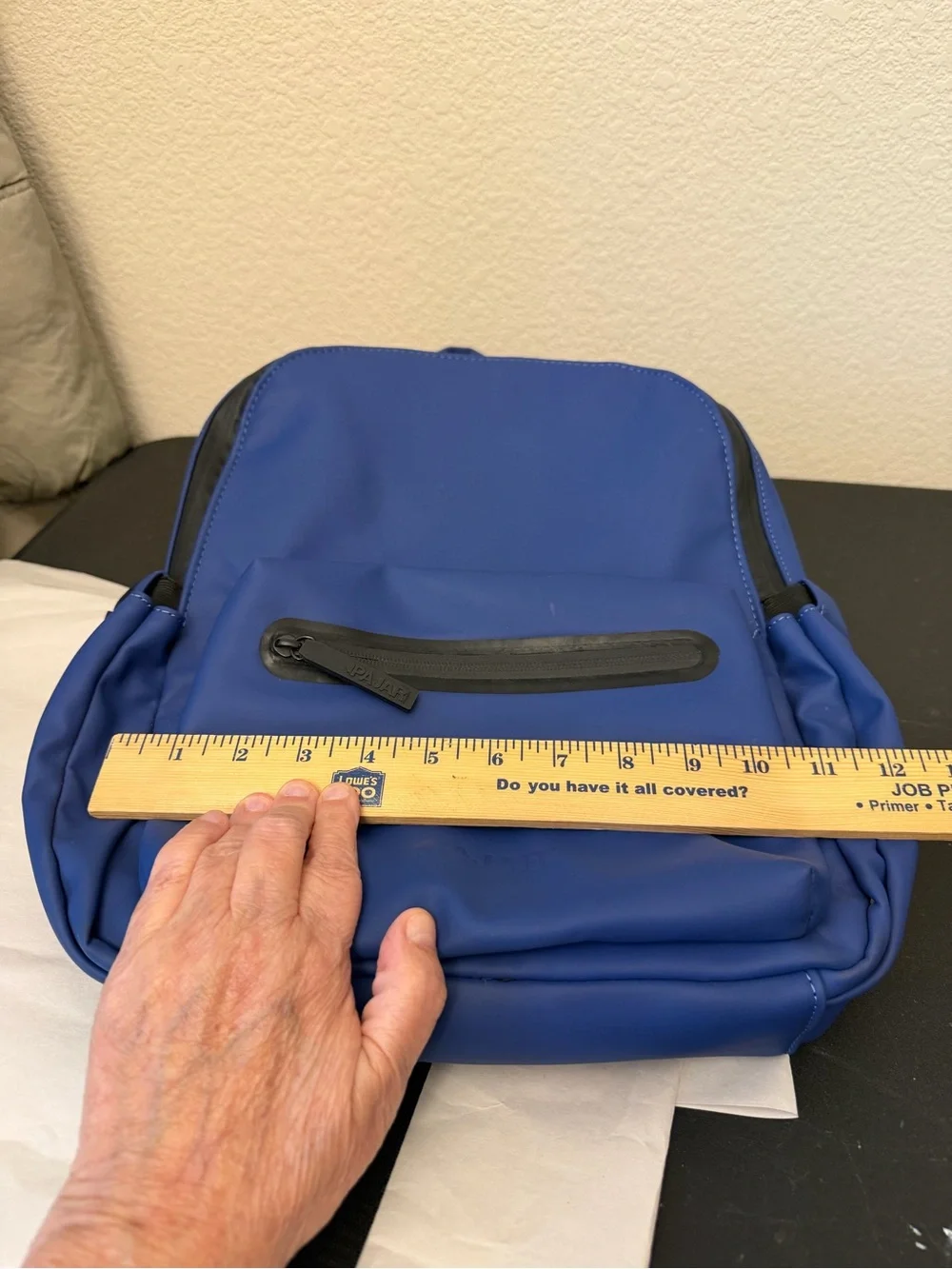 PAJAR Rubberized Blue Compact Everyday Backpack for Men or Women ****Read***